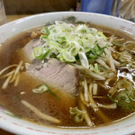 名水ラーメン - 醤油ラーメン　もやし大盛