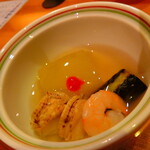 寿司正 - 冬瓜と茄子のあんかけ