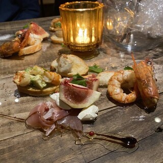 季節の食材を使った創作イタリアン。パーティー料理も相談可能♪