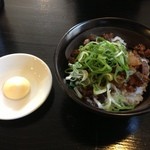 弁慶 - お昼の定食 牛すじ丼¥230プラス