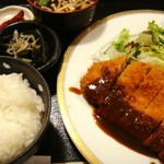 ダイニング膳 - ロースカツ＆白身魚　７５０円