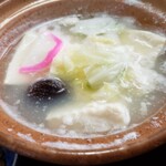 宗庵 よこ長 - 定食の湯豆腐