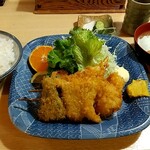 かんとりーはうす - 串揚げ定食 800円税込