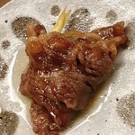 割烹 白鷹 - カボス果汁でいただきます