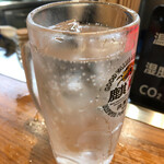 赤垣屋 - 金黒炭酸割り150円本格焼酎の日