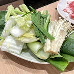 しゃぶしゃぶ但馬屋 - 野菜