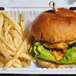 BURGER MARU - チーズバーガーセット