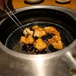 飛鳥 - （2022/9月）テチャンを焼くところ