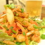 アーンドラ・キッチン - チャナサラダ
      （ひよこ豆とたまねぎのサラダ）　550円
      