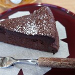 紺屋町番屋カフェ - ガトーショコラアップ