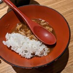 地葉はなれ - チキンカレー