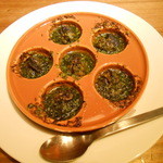 ワインバー マール - エスカルゴのブルゴーニュ風（香草バター焼き）　美味！