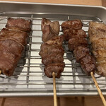 新小屋 - たん　220円・はつ元　280円・たん元　280円・れば　220円