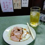 菊屋 - 朝らしいつまみで朝飲み(笑)