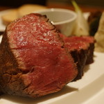 裏参道牛肉店 - ビフテキ定食（ヒレ、カイノミ