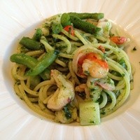 unito - パスタ  ジェノベーゼのアップ！