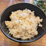 畑とキッチンカフェ - かまどご飯　新米です