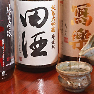 We offer approximately 150 types of sake to suit your cuisine and preferences.