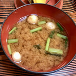 Sobadokoro Miyoshi - 味噌汁