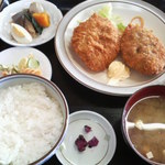 あほだら亭 - 今日の3番、メンチカツ。