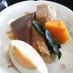 あほだら亭 - 小皿のおかず。