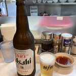 餃子の王将 - 瓶ビール(大)