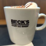 BECK'S COFFEE SHOP - ホットマシュマロキャラメルラテ