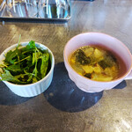 PAKUPAKU WINE&CURRY LABORATORY - ランチ　サラダとスープ