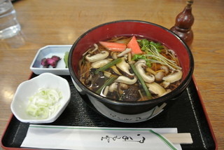 Mingeidiyamotoyoshi - 山菜蕎麦￥６５０