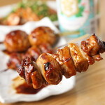 Green onion skewers