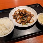Koufuku Ajibou - 豚肉と野菜の発酵黒豆炒め