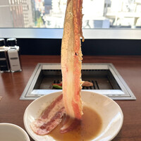 渋谷焼肉 KINTAN - 長ーい牛カルビ