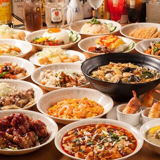 料理メニュー豊富!!最強コスパで本格中華料理を楽しんで♪