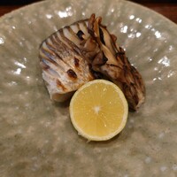 お料理 加瀬 - 焼物　カマス シメジの炭火焼