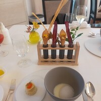 エトゥルスキ - 20221102サツマイモポタージュ等季節の先付け