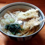 季節料理　魚彩 - 穴子天ぷらうどん