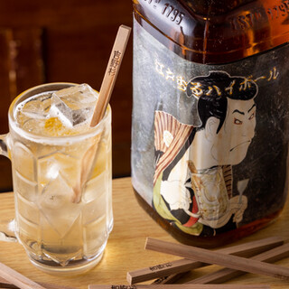The special “Edo scented highball” is a must-try! One cup of local sake and wine also available ◎
