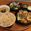 ナカダサロン - 鶏MIX回鍋肉定食ご飯大盛
