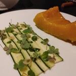 フロリレージュ - (2022/10 訪問)かぼちゃのロースト。この盛り付け大好き。