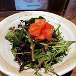 炭や吟蔵 - 池上農園の有機野菜サラダ