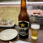 Kiribayashi Motsuyaki - ビール（大ビン）