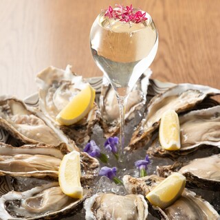 Raw Oyster 199 yen♪ Oyster and sparkling wine set★