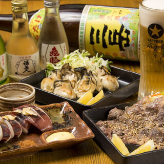 お酒と相性◎広島の名物料理や鉄板メニューが充実