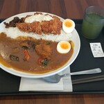 松屋 - 彩り野菜のささみかつカレー大盛り