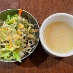 Indo Neparu Ryouri Narayani - スープとサラダ