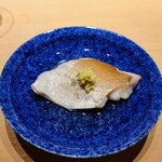 鮨 唐島 - 小鯛の酒蒸し、煎り酒 、わさび