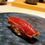 鮨 唐島 - 赤身ヅケ