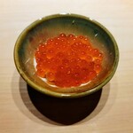 鮨 唐島 - イクラの醤油漬け、シャリ