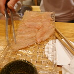 炭火鶏焼 白久 - ネギたん塩風薄切りむね