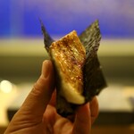 Sushi Akazu - のどぐろの手巻き。上品な脂とシャリのバランスが最高です。